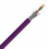 1Pair, 22awg, Solid 0.65mmØ Bare Copper, TCWB + Foil, Profibus DP ES Cable, Violet (BEL45467-G16-C185)