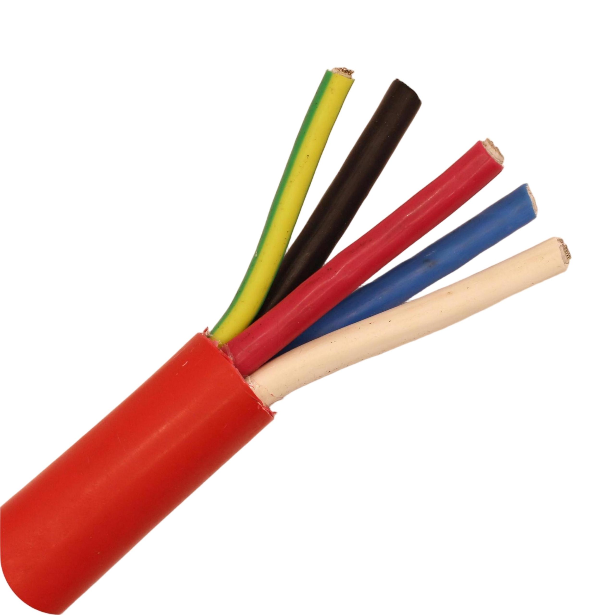 4 Core + Earth (5G), 16.0mm² (Class 5), TCW, 0.6/1KV, LSZH, 2 Hour Fire Rated Cable (BFR5G16.0F)