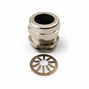 EMC/VSD Nickel Plated Unarmoured Glands - Contact Ring Type