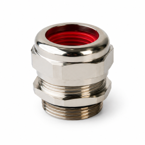 EMC-VSD Gland Type 32S 32mm Nickel Plated IP68 Unarmoured Gland (MM-EMC-32S 18.0-21.0)