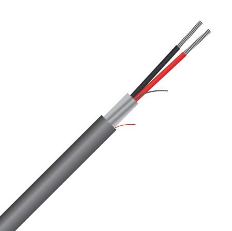 2 Core, 0.8mm², 18AWG, TCW, Screened, LSZH, Multicore Cable (MAS2COS18LS)