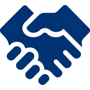 Maser handshake icon