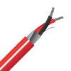 2 Core, 1.25mm², Screened, Tinned Copper, Fire Alarm Cable, Red, 200M Reel (B2C1.25SCRFACRD200)
