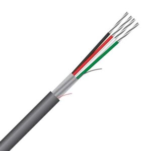 4 Core, 0.8mm², 18AWG, TCW, Screened, Multicore Cable (MAS4COS18)