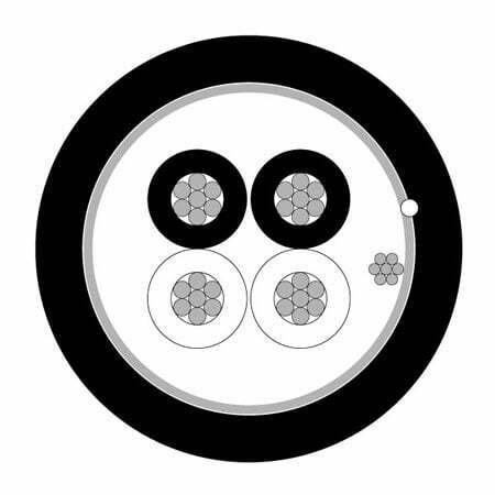 2 Pair, 0.75mm², TCW, CS, PVC 90°C, 110VAC, Instrumentation Cable (MAS5402CS) - Image 2