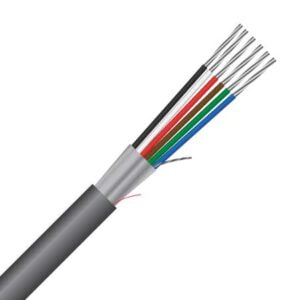 6 Core, 0.8mm², 18AWG, TCW, Screened, Multicore Cable (MAS6COS18)