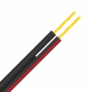 2 Core, 0.75mm², OFHC Copper, Figure 8, Black/Red, Speaker Cable, (MSPK224020BR)